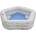 Bestway Надуваем басейн Bestway 54423B с 2 седалки и поставки за чаши, 213 x 206 x 53 см
