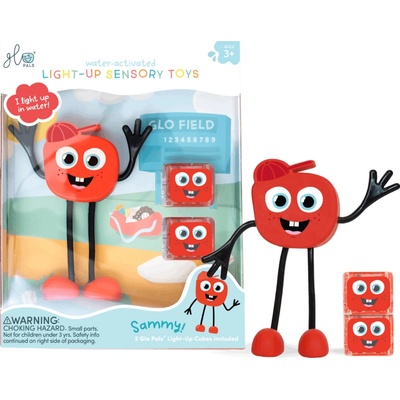 Glo Pals Figurka Sammy + 2 svítící kostky do vody