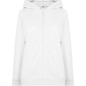 Slazenger Дамски суичър Slazenger Fitted Full Zip Hoodie Womens - Ice Grey Marl