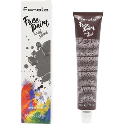 Fanola Free paint barvy na vlasy Cold Steel 60 ml
