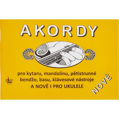 Akordy pre gitaru mandolínu päťstrunové banjo basu