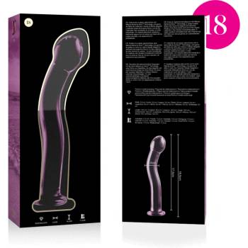 Nebula Series by Ibiza Стъклено розово дилдо модел 18 nebula 18.5 см