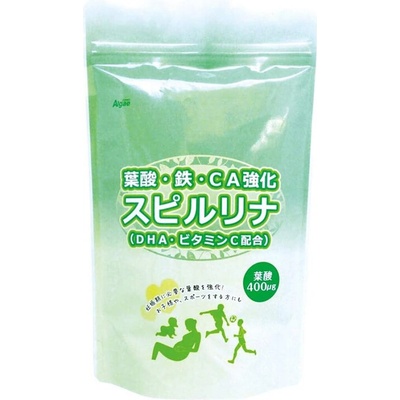 Japan Algae Японска спирулина + Омега-3, фолиева киселина, желязо, калций - Женско здраве, 1200 таблетки (926235 alga japan)