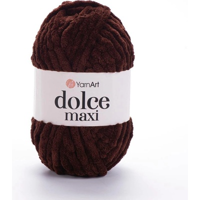 Yarn Art příze Dolce Maxi 775 tmavě hnědá
