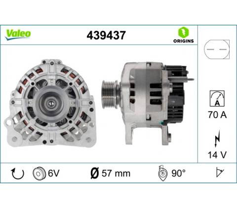 Alternátor VALEO 439437