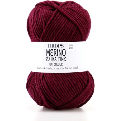 Drops Merino Extra Fine 35 tmavý vřes