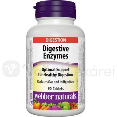 Webber Naturals Tráviace enzýmy 90 tabliet