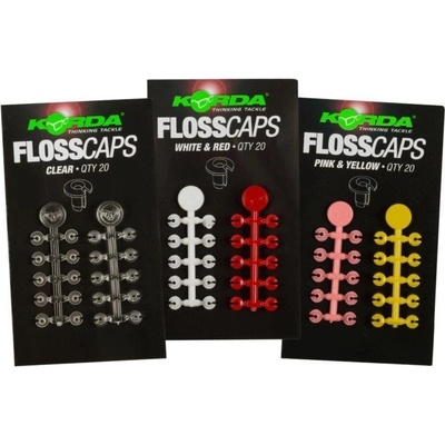 Korda zarážky na nástrahu Floss Caps Clear – Zbozi.Blesk.cz