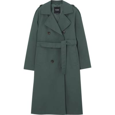Pull&Bear Преходно палто зелено, размер L