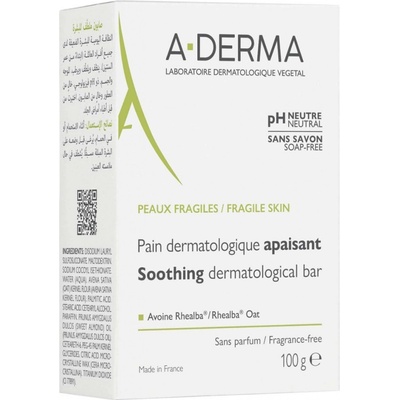 A-Derma Essentials Dermatological Bar dermatologická umývacia kocka pre citlivú a podráždenú pokožku 100 g
