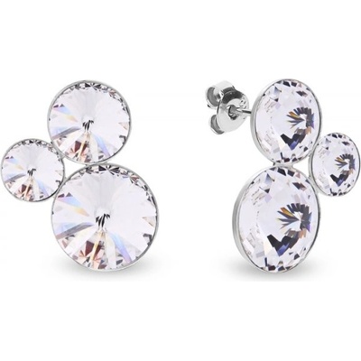 Spark stříbrné čiré se Swarovski Elements Sweetie K11223C Krystal