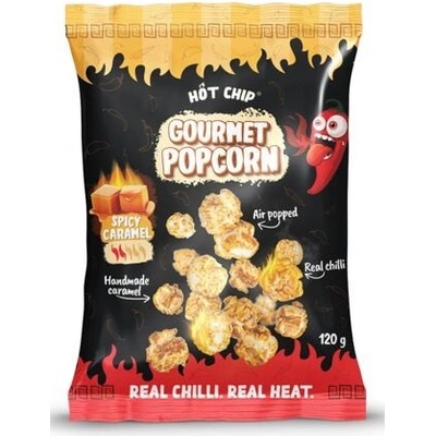 Hot Chip karamelový popcorn s chilli 120 g