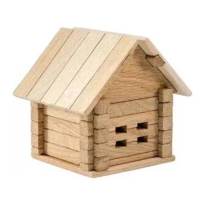IGROTECO Дървен конструктор - Кутия за монети, 37 части