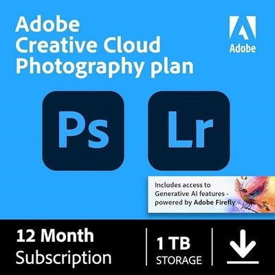 Adobe Creative Cloud Photography Plan, 1TB - 12 měsíců – Sleviste.cz