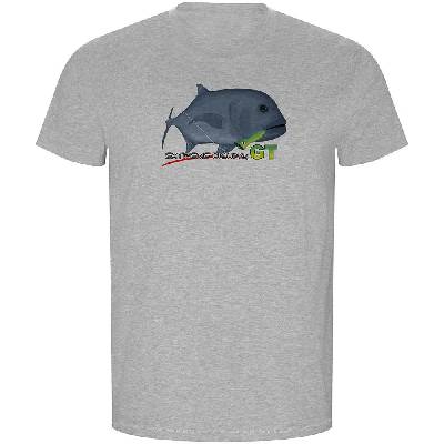 Тениска Kruskis GT Extreme Fishing ECO short sleeve T-shirt - Grey (Heather Grey)