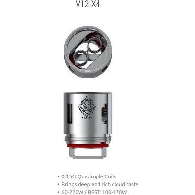 SMOK V12-X4 žhaviaca hlava TFV12 kanthal 0,15ohm