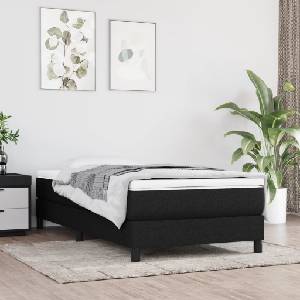 vidaXL Матрак покет пружини, за деца, средна твърдост, черен, 80x160 см, текстил (4016537)