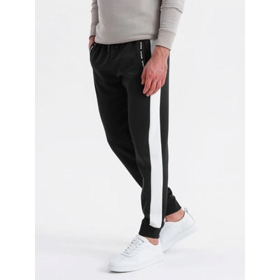 Ombre Clothing pánské tepláky Hamzae černá