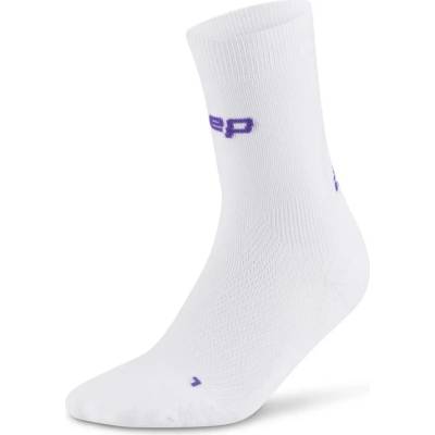 CEP Дамски чорапи за бягане CEP Women's Run Ultralight Socks Mid Cut 4.0 Running socks - White - размер II (201-9137-0211)