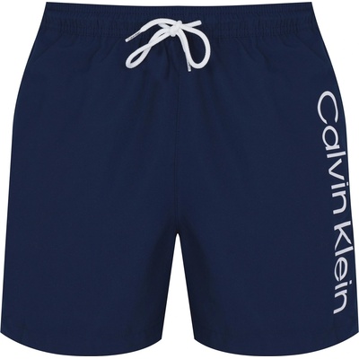 Calvin Klein Бански гащета Calvin Klein Large Logo Swim Shorts - Navy