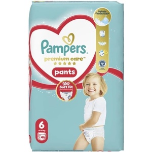 Pampers Гащички Pampers Premium Care Pants 6 (13-19 кг. ) - 46 броя