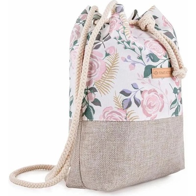 Zagatto dámská kabelka /batoh Beige Roses ZG601