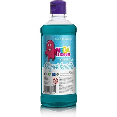 Megaslizoun lepidlo na sliz tyrkysové 500 ml – Zbozi.Blesk.cz