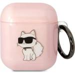 Karl Lagerfeld розов калъф за AirPods 1/2 Ikonik Choupette (KLA2HNCHTCP)