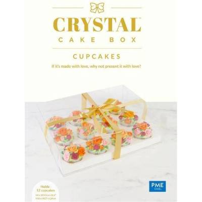 Průhledná krabice na cupcakes 12ks, 10 x 27 x 34 cm - PME – Zboží Mobilmania