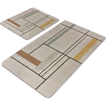 Mila Home Светлокафяви изтривалки за баня в комплект от 2 бр. 60x100 cm - Mila Home (HKG-HALIPAS-P5)