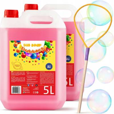 Tekutina do bublifuku 10 L MBtoys se 2 tyčkami pro děti