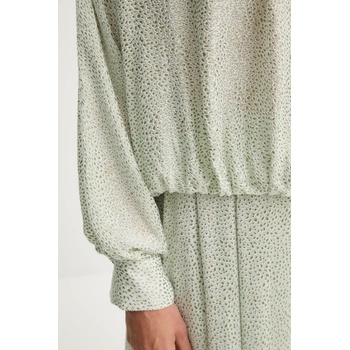 Forte Forte Риза Forte Forte дамска в зелено със свободна кройка с права яка 14123. my. shirt (14123.my.shirt)