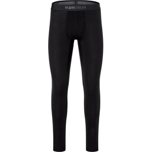 super. natural Мъжко мериносово термобельо super. natural Tundra 175 Tight Long john - Jet Black (014-2131-0113)