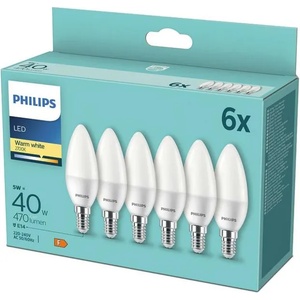 Philips B35 E14 5W 2700K 6x (P4404)