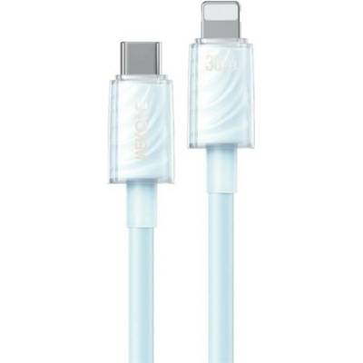 Wekome WDC-73 nabíjecí a datový USB-C na Lightning 1,2m modrý