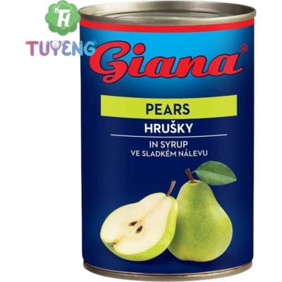 Giana Hrušky ve sladkém nálevu 410 g