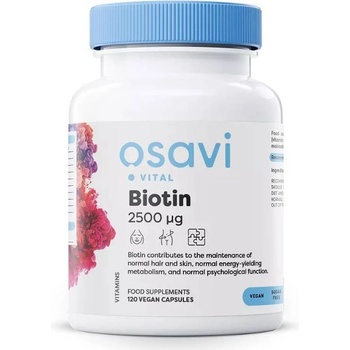 Osavi Biotin, 2500 mcg, 120 капсули, Osavi