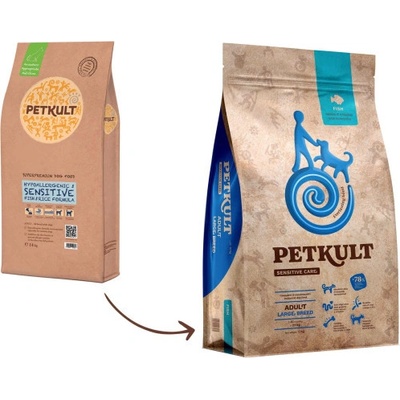 Petkult Dog Adult Large Sensitive Fish 12 kg