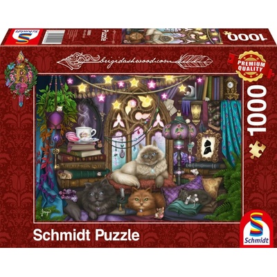 SCHMIDT Kočky a pohovka 1000 dielov