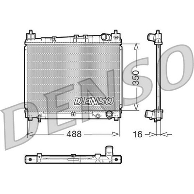 Chladič motora DENSO DRM50006