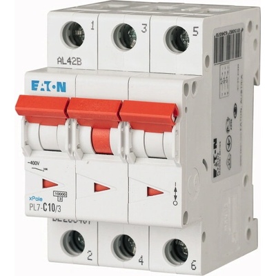 Eaton PL7-B10/3 10A B 10kA 263387