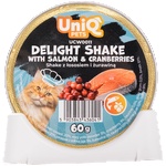 Uniq Pets Fruity Shake Salmon Cranberries 60g - кремообразна храна за котки