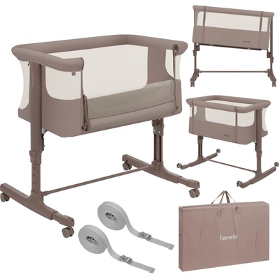 Lionelo Postýlka Aurora 3v1 Beige Taupe