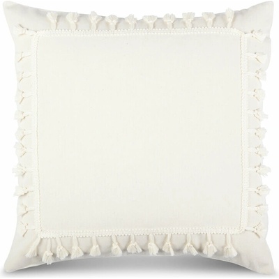 Takoy BOHO z tkaniny s prímesou bavlny zdobená doplnkami-HF-409888 45 x 45 cm