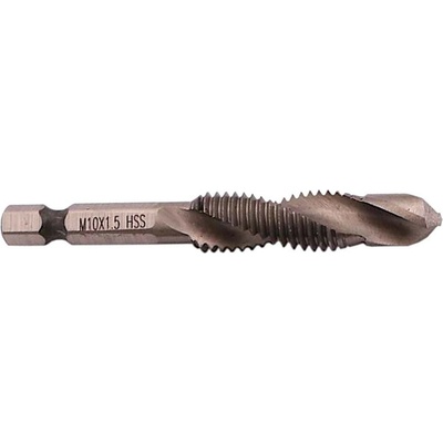 Kombinovaný závitník s vrtákom M10 x 1,5 HSS, stopka 6HRAN, PRO-TECHNIK