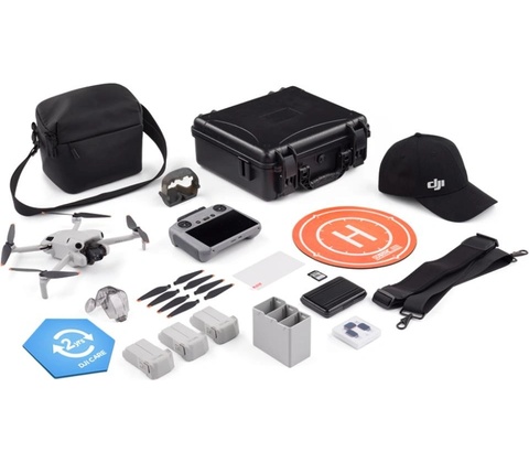 DJI Mini 4 Pro Fly More Combo (DJI RC 2) - Mega Bundle