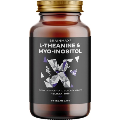 BrainMax L-Theanine & Myo-Inositol 60 rastlinných kapsúl