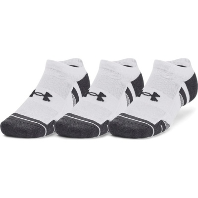 Under Armour Performance Tech 3pk NS Socks White XL