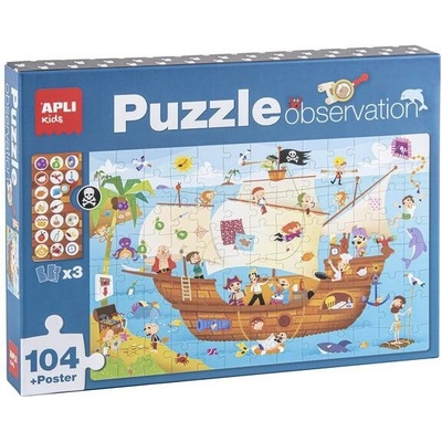Apli Kids Pozorovací loď pirátů 104el
