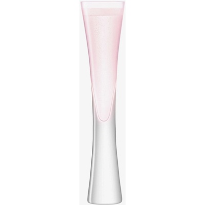 LSA International Sklenice na šampaňské Moya růžová set 2 x 170 ml